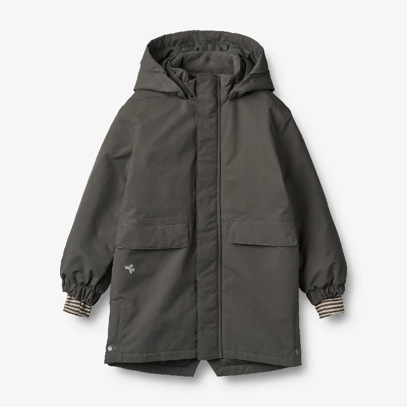 Men’s iconic parka jacket-Parka Jello Tech - raven