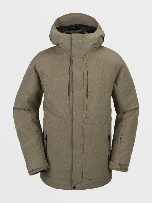 Men’s toasty fleece jacket-Mens V.Co Op Insulated Jacket - Teak