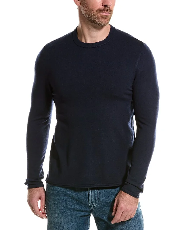 Men’s warm V-neck cardigan-7 For All Mankind Crewneck Sweater