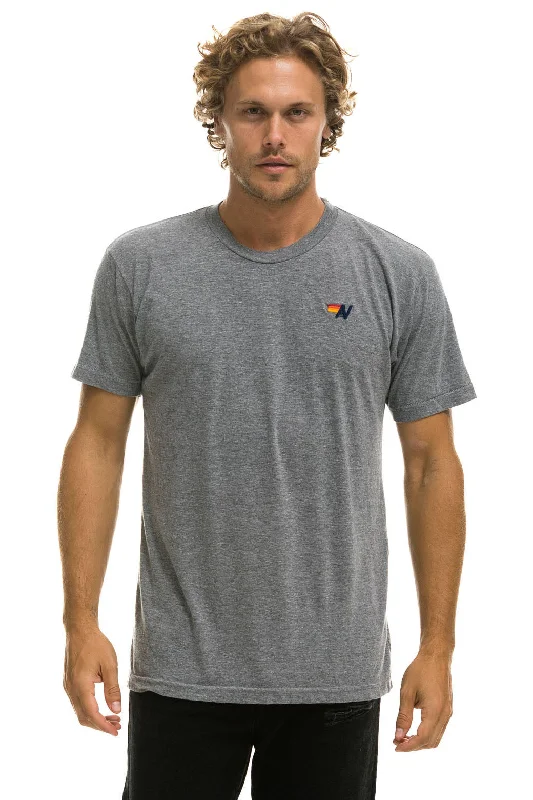 Men’s must-have short-sleeve-BASIC TEE - HEATHER GREY