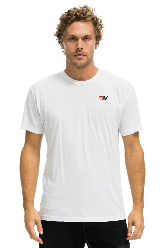 Men’s vintage short-sleeve top-BASIC TEE - WHITE