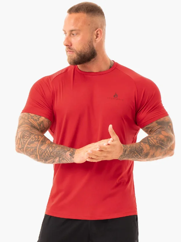 Men’s cool ventilated tee-Breeze T-Shirt - Red