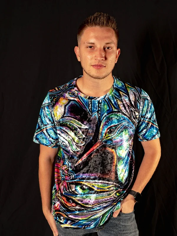 Men’s suave pattern tee-Eye Fly Unisex Crew