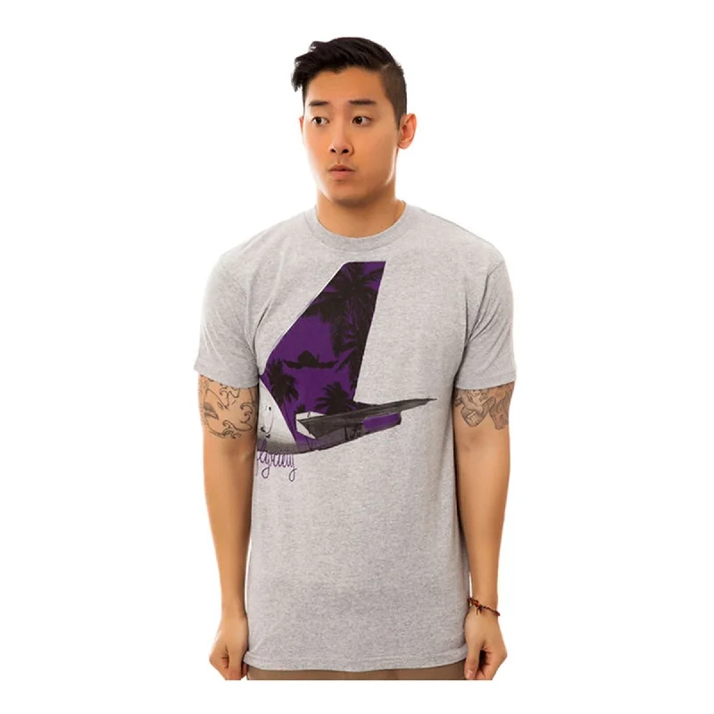 Men’s simple short-sleeve tee-Fly Society Mens The Tailwing Graphic T-Shirt