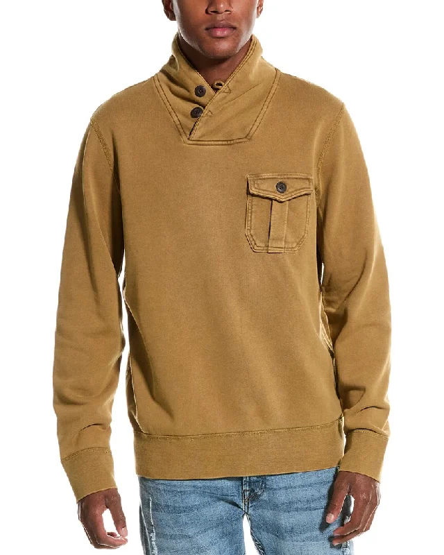 Men’s tight cotton pullover-Grayers Conner Shawl Collar Pullover