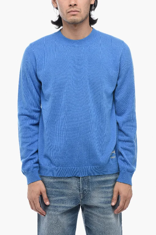 Men’s neat turtleneck sweater-Gucci Pure Cashmere Crew Neck Sweater