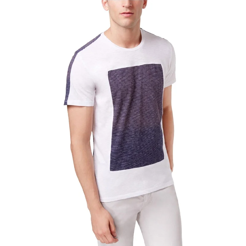 Men’s chill-toned top-I-N-C Mens Dyed Basic T-Shirt, White, X-Large