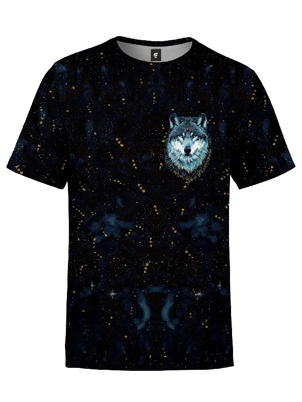 Men’s daily casual top-In The Darkness (Wolf) Unisex T-Shirt (SPECIAL EDITION)