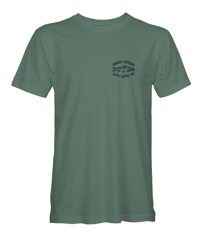 Men’s baggy casual tee-Jetty X Ramsey Outdoor - Trout Tee