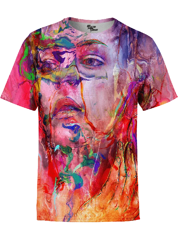 Men’s funky graphic top-Luscia Unisex Crew