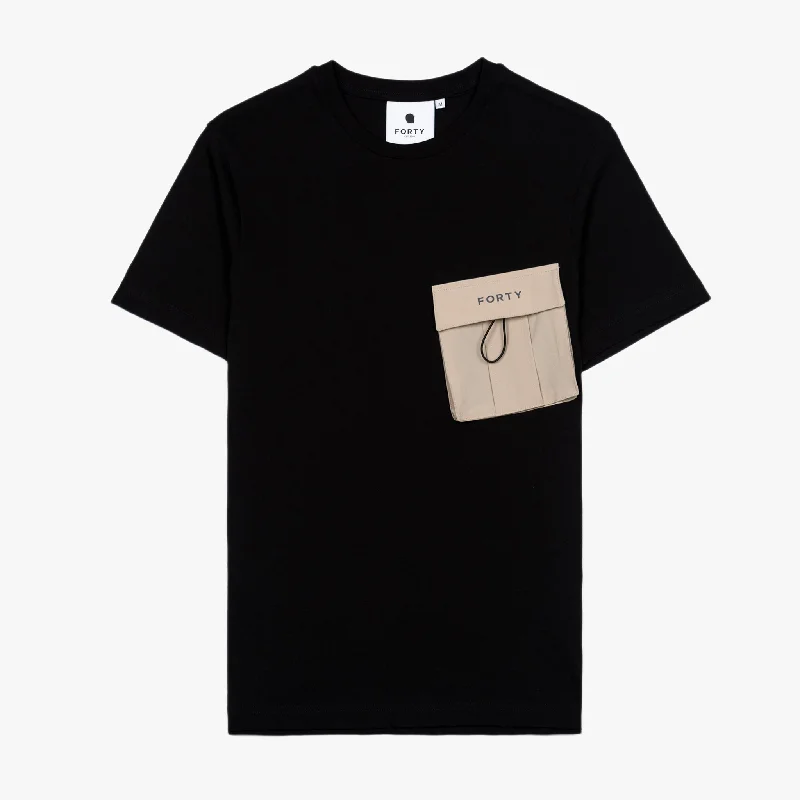 Men’s peak-performance tee-Mac Tech Tee (Black/Stone)