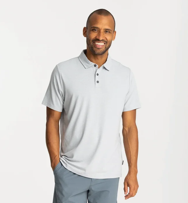 Men’s carefree casual shirt-Men`s Bamboo Flex Polo II