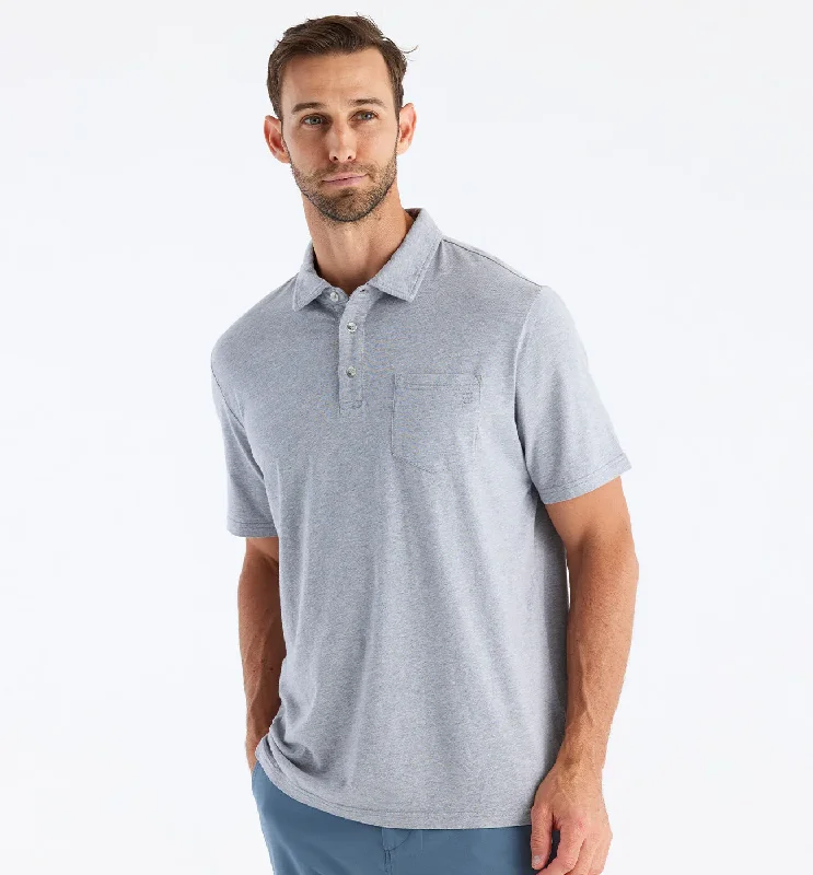 Men’s old-school graphic top-Men`s Bamboo Heritage Polo