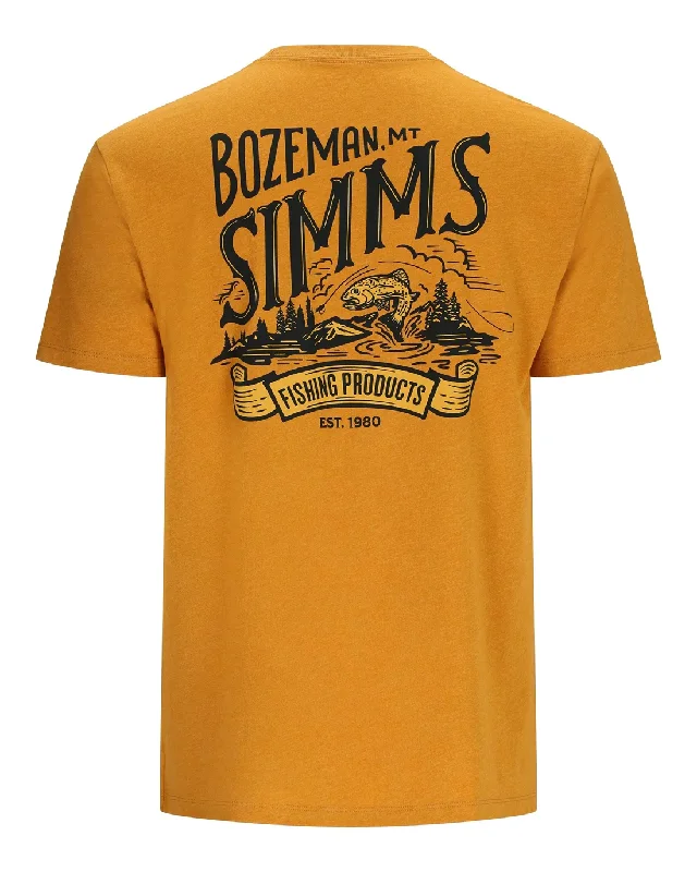 Men’s palm print tee-Men`s Bozeman Scene T-Shirt