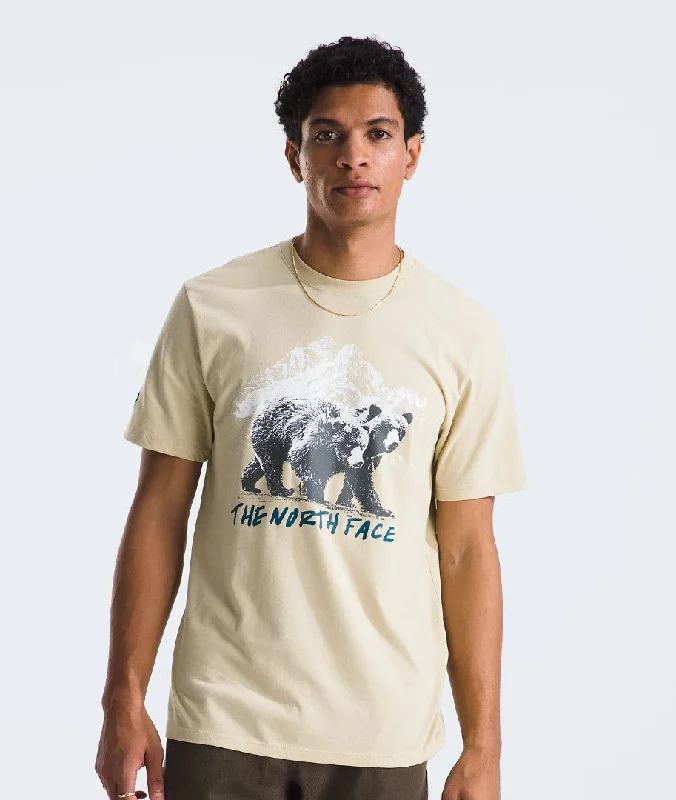 Men’s crisp trendy shirt-Men`s Short Sleeve Bears Tee Shirt