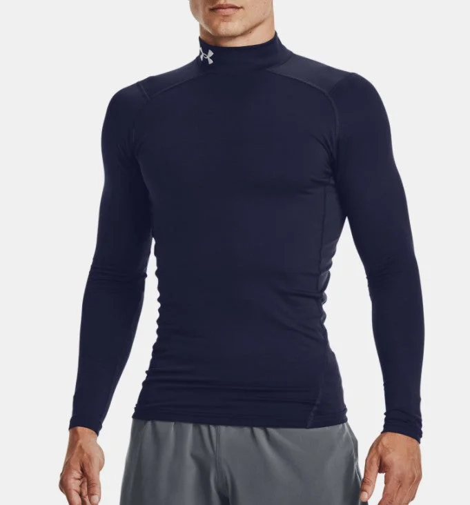 Men’s ultrathin fabric top-Men's ColdGear Armour Compression Mock