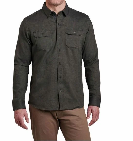 Men’s basic casual tee-Men's Descendr Flannel Shirt