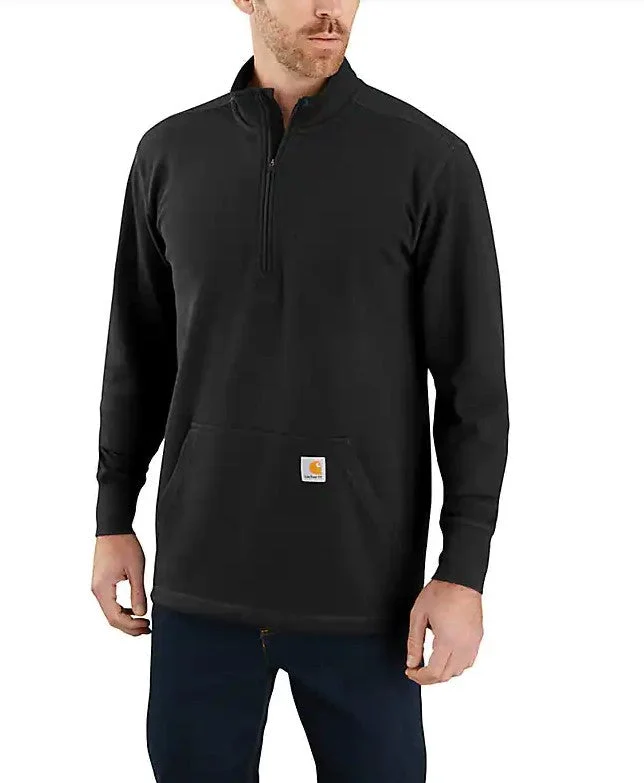 Men’s sunny vibe shirt-Men's Heavyweight Half-Zip Long Sleeve Thermal Sweatshirt