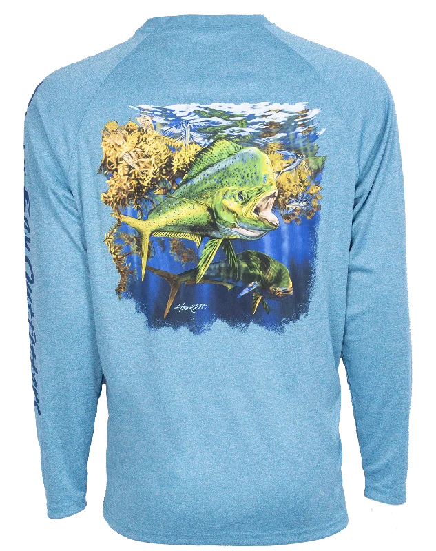 Men’s ultralight short-sleeve-Men's Hook M' Mahi 3 Long Sleeve Shirt