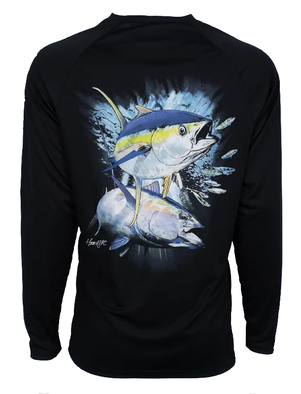 Men’s fresh urban shirt-Men's Hook M' Yellowfin 4 Long Sleeve Shirt