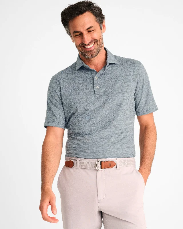 Men’s sunny vibe shirt-Men's Huron Heathered Polo Shirt