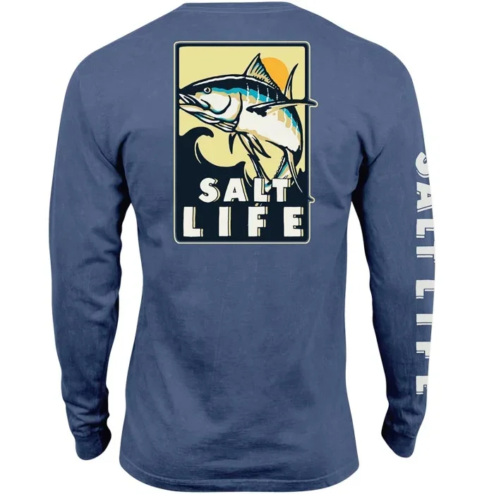 Men’s pure minimalist top-Men's Kahuna Tuna Long Sleeve Tee