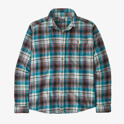 Men’s active casual tee-Men's Long-Sleeved Cotton in Conversion Fjord Flannel Shirt