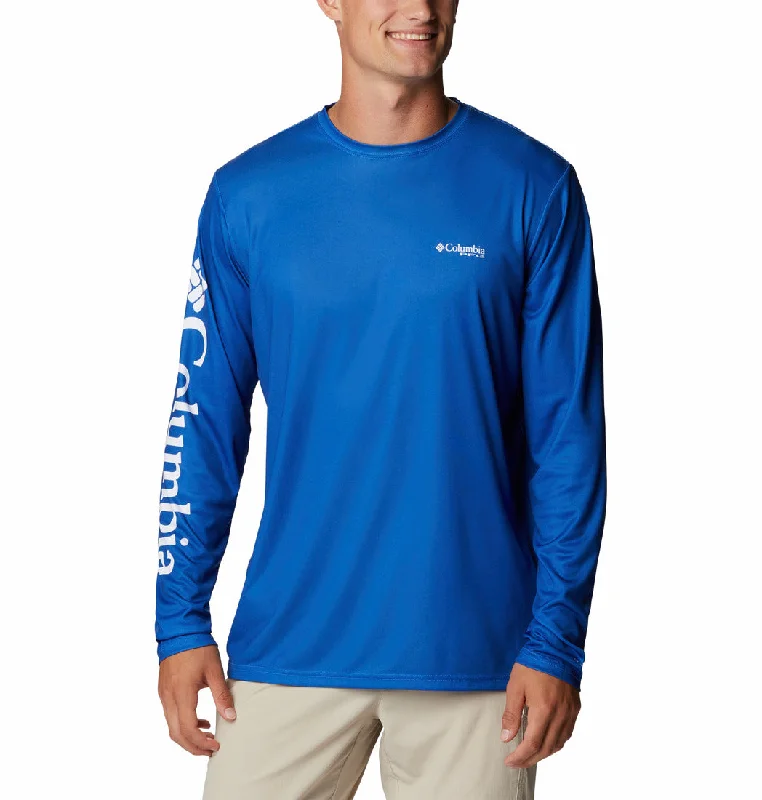 Men’s chill pattern tee-Men's PFG Terminal Tackle Carey Chen Long Sleeve Shirt