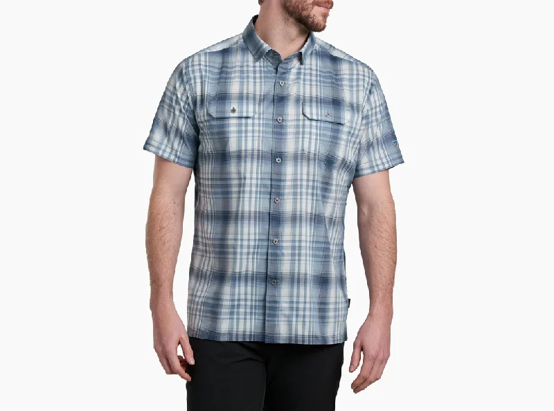 Men’s chill pattern tee-Men's Response Short Sleeve Woven Shirt