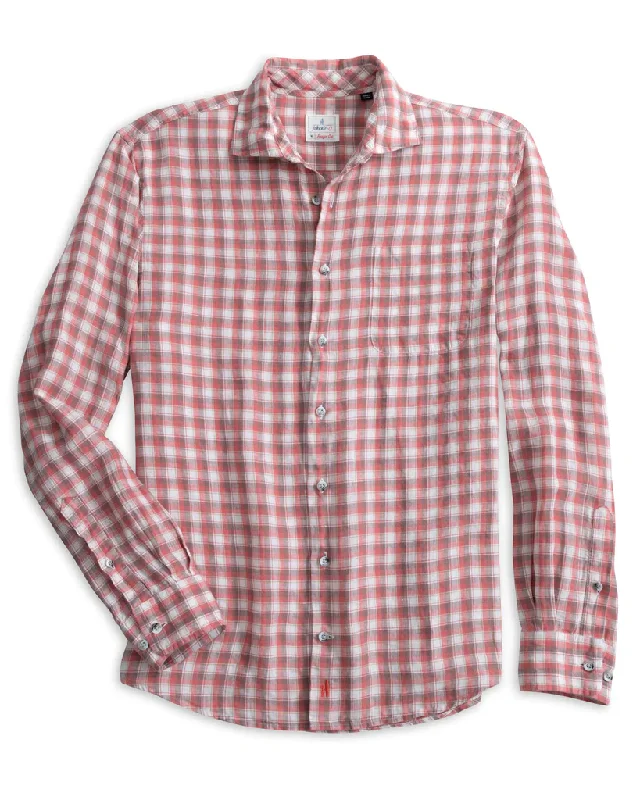 Men’s vivid print top-Men's Rogan Check Sport Shirt