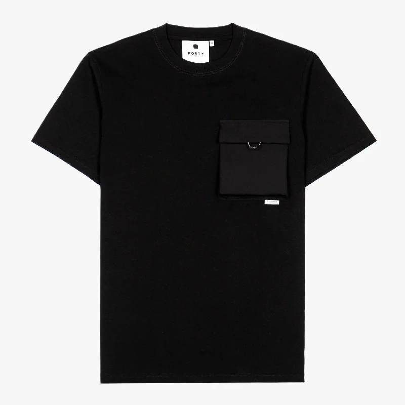 Men’s cool polo top-004 Tee (Black)