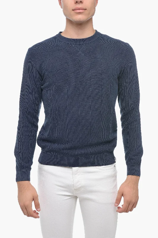 Men’s baggy pullover sweater-North Sails Cotton Crewneck Pullover