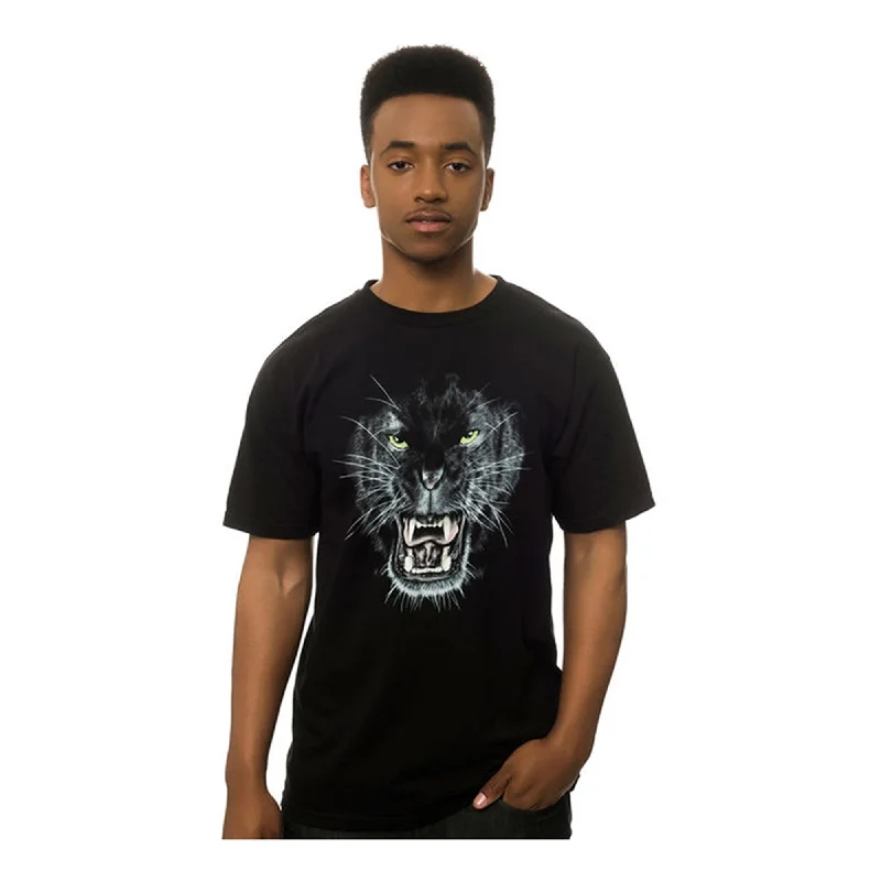 Men’s toasty summer tee-Rook Mens The Panther Graphic T-Shirt