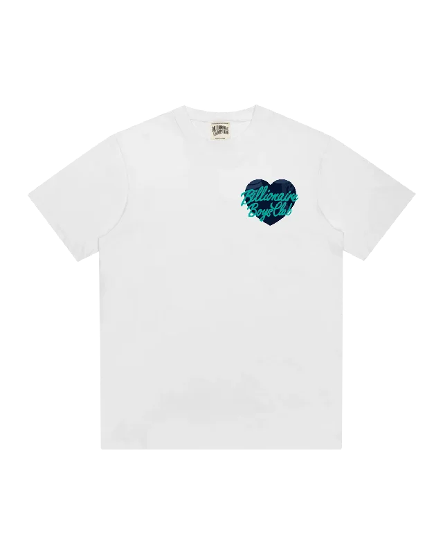 Men’s suave pattern tee-Script Heart Tee