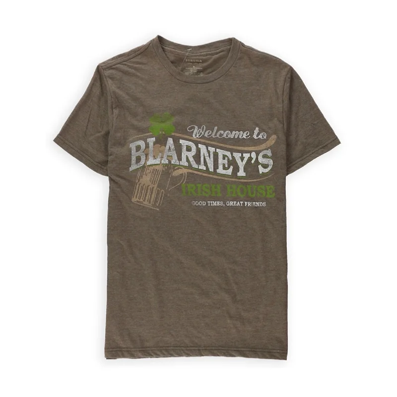 Men’s pure minimalist top-SONOMA life+style Mens Blarney's Graphic T-Shirt, Brown, Small