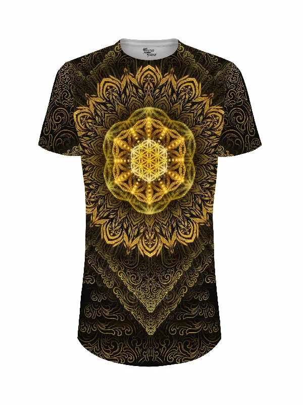 Men’s sturdy casual tee-Tibetan Mantra Tall Tee