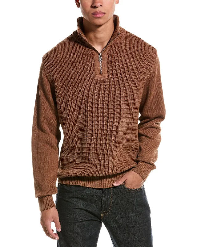 Men’s airy cardigan pullover-WEATHERPROOF VINTAGE Textured Pullover