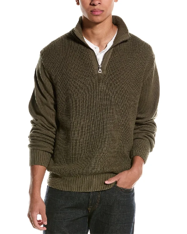 Men’s iconic cashmere pullover-WEATHERPROOF VINTAGE Textured Pullover