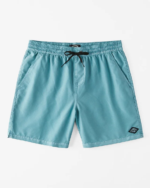 Men’s cozy dress trousers-Billabong All Day OVD Layback Boardshorts-Dusty Blue