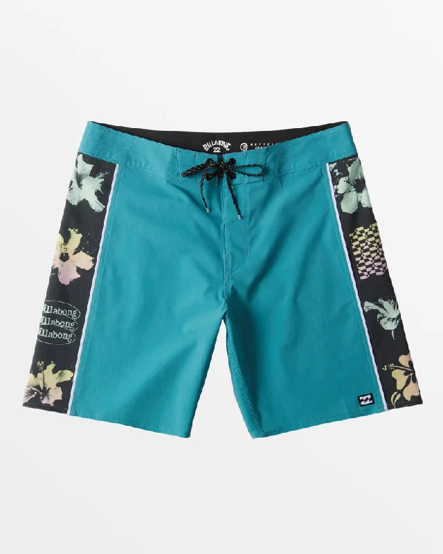 Men’s relaxed straight denim-Billabong D Bah Pro Boardshorts-Dusty Teal