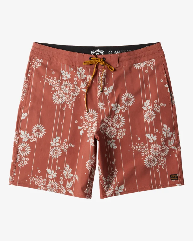 Men’s breezy dress trousers-Billabong Sundays Lt Boardshorts-Terracotta