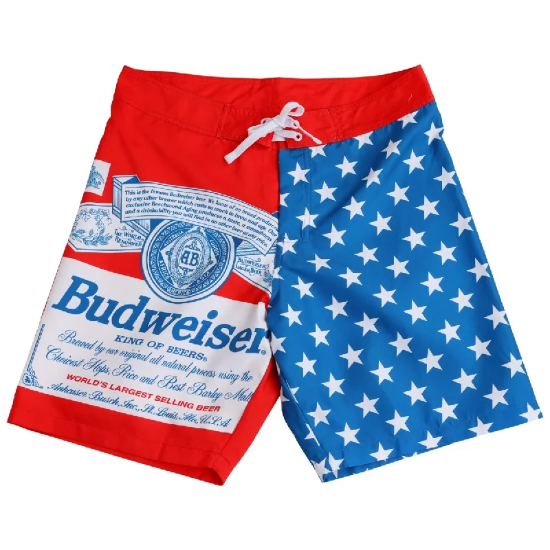 Men’s baggy cargo trousers-Budweiser Stars And Stripes Board Shorts