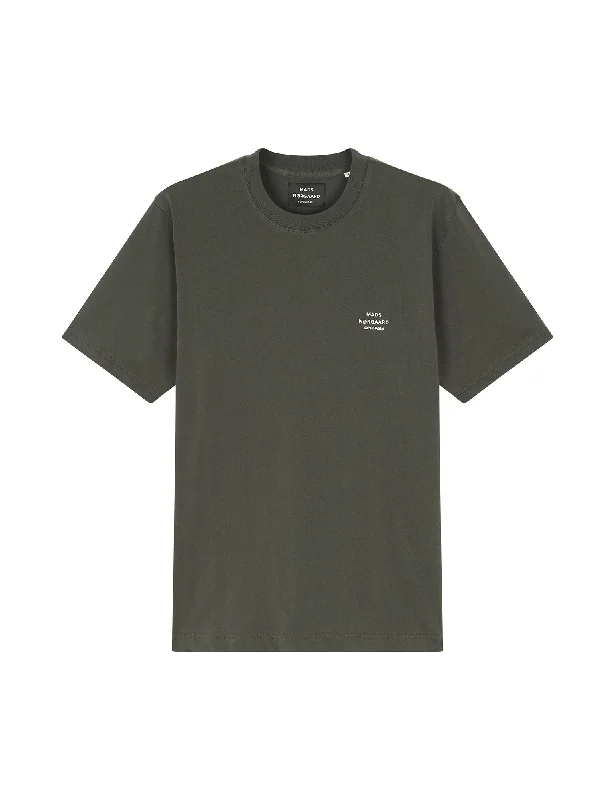 Men’s breezy fabric shirt-Cotton Jersey Frode Emb Logo Tee, Beluga