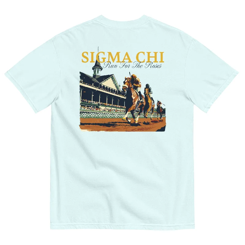 Men’s loud design shirt-Drop 003: Sigma Chi Derby T-Shirt by Comfort Colors