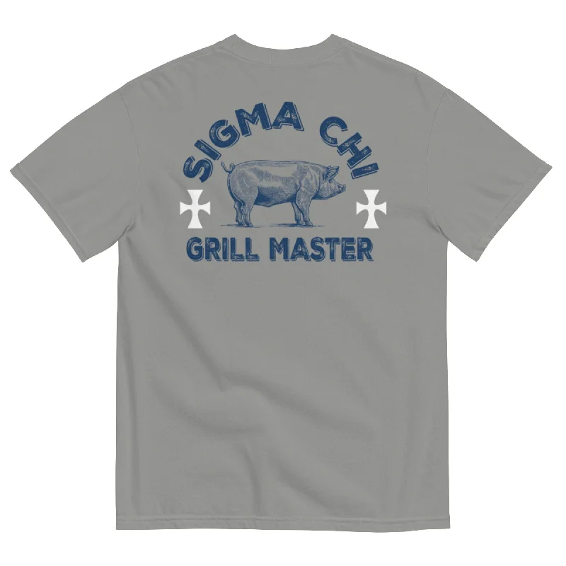 Men’s hot-season tee-Drop 005: Sigma Chi BBQ T-Shirt by Comfort Colors