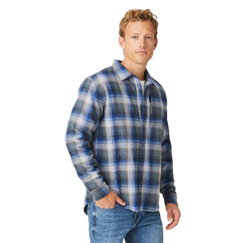 cool blue plaid