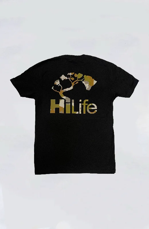 Men’s silky fabric shirt-HiLife - HiLife Camo Tee