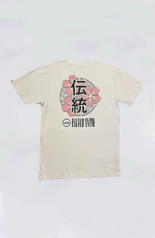 Men’s island short-sleeve top-Island Snow Hawaii - IS Sakura Midweight Tee