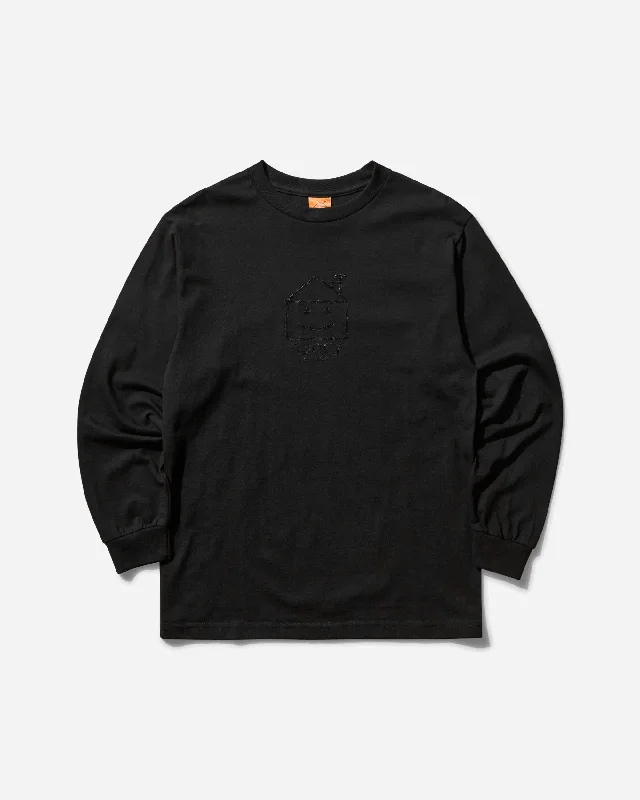 Men’s staple classic top-Men's House Longsleeve T-Shirt Black