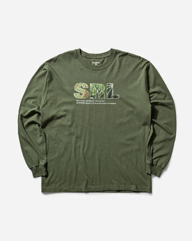 Men’s ventilated sport shirt-Men's SRL LS-2 Longsleeve T-Shirt Olive Drab